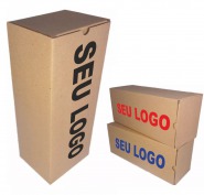 Caixa de Papelão tam. 12x10x30 (Para Chinelos) Personalizada - (Pct C/ 1000)
