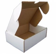 Caixa Papelão Branca/Parda Montável 16X11X5 (Pct c/ 25)